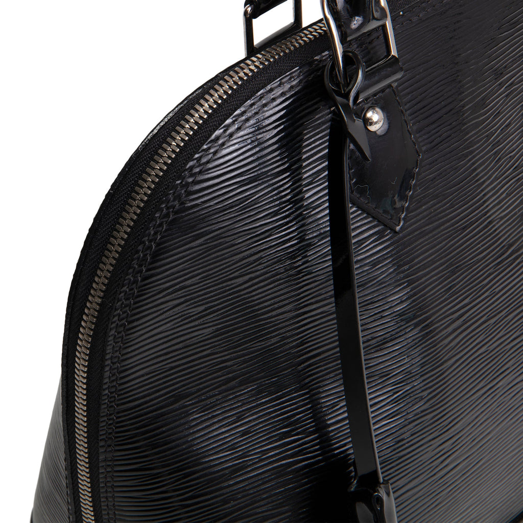 LOUIS VUITTON Electric Epi Leather Alma PM - Black