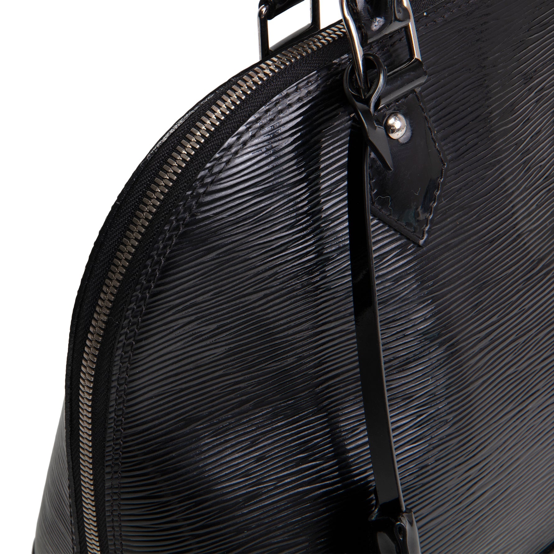 LOUIS VUITTON Electric Epi Leather Alma PM - Black