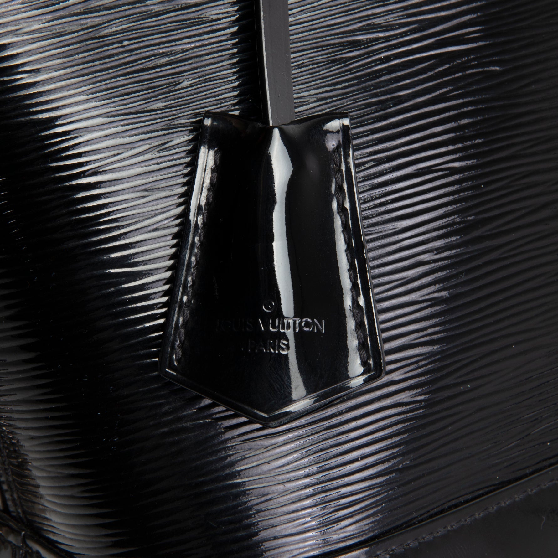 LOUIS VUITTON Electric Epi Leather Alma PM - Black