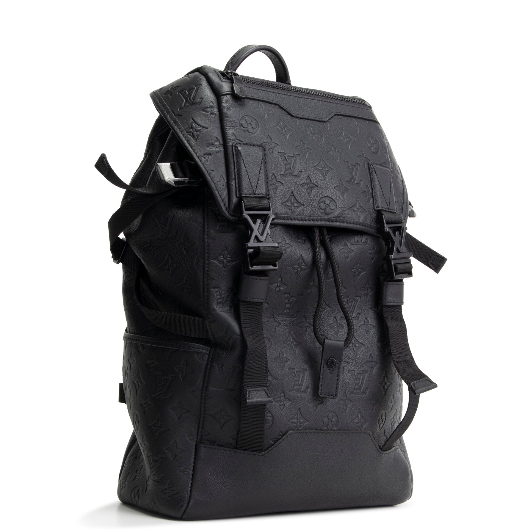 LOUIS VUITTON Monogram Shadow Getaway Backpack - Black