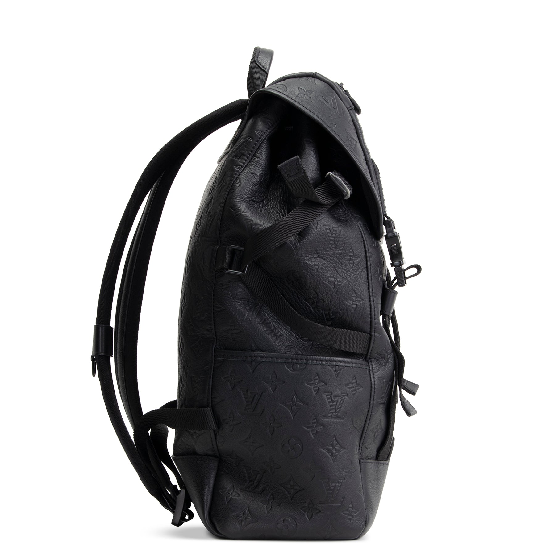 LOUIS VUITTON Monogram Shadow Getaway Backpack - Black