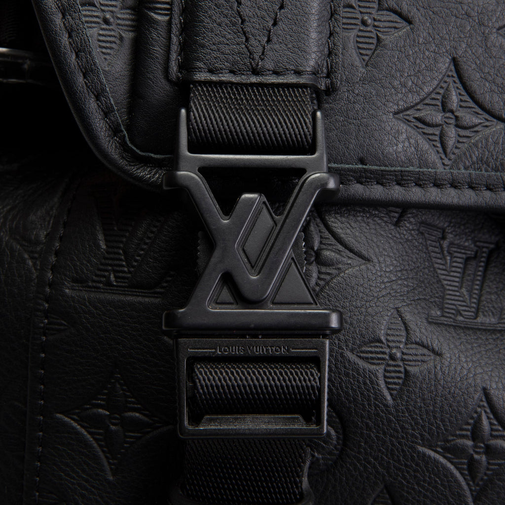 LOUIS VUITTON Monogram Shadow Getaway Backpack - Black
