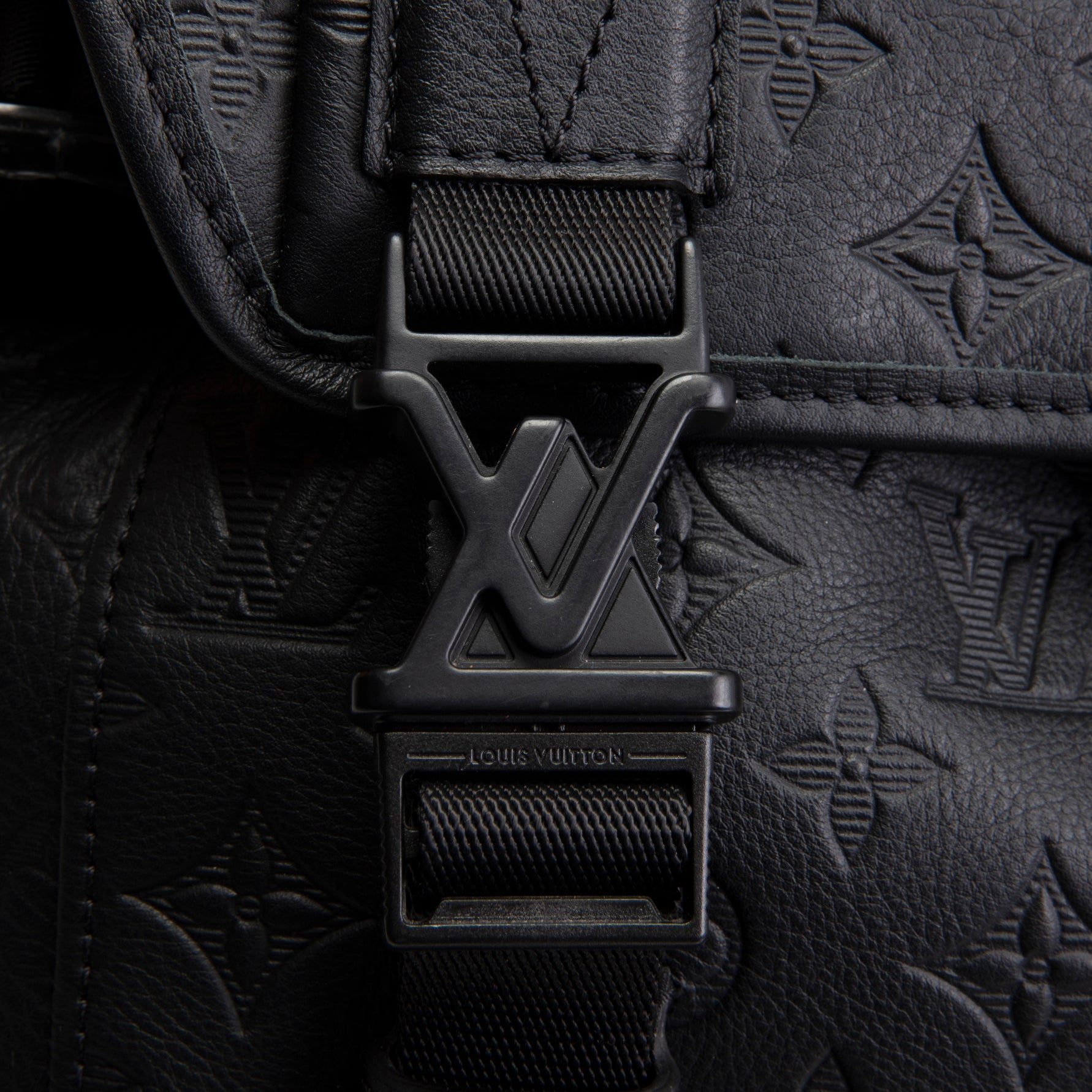 LOUIS VUITTON Monogram Shadow Getaway Backpack - Black