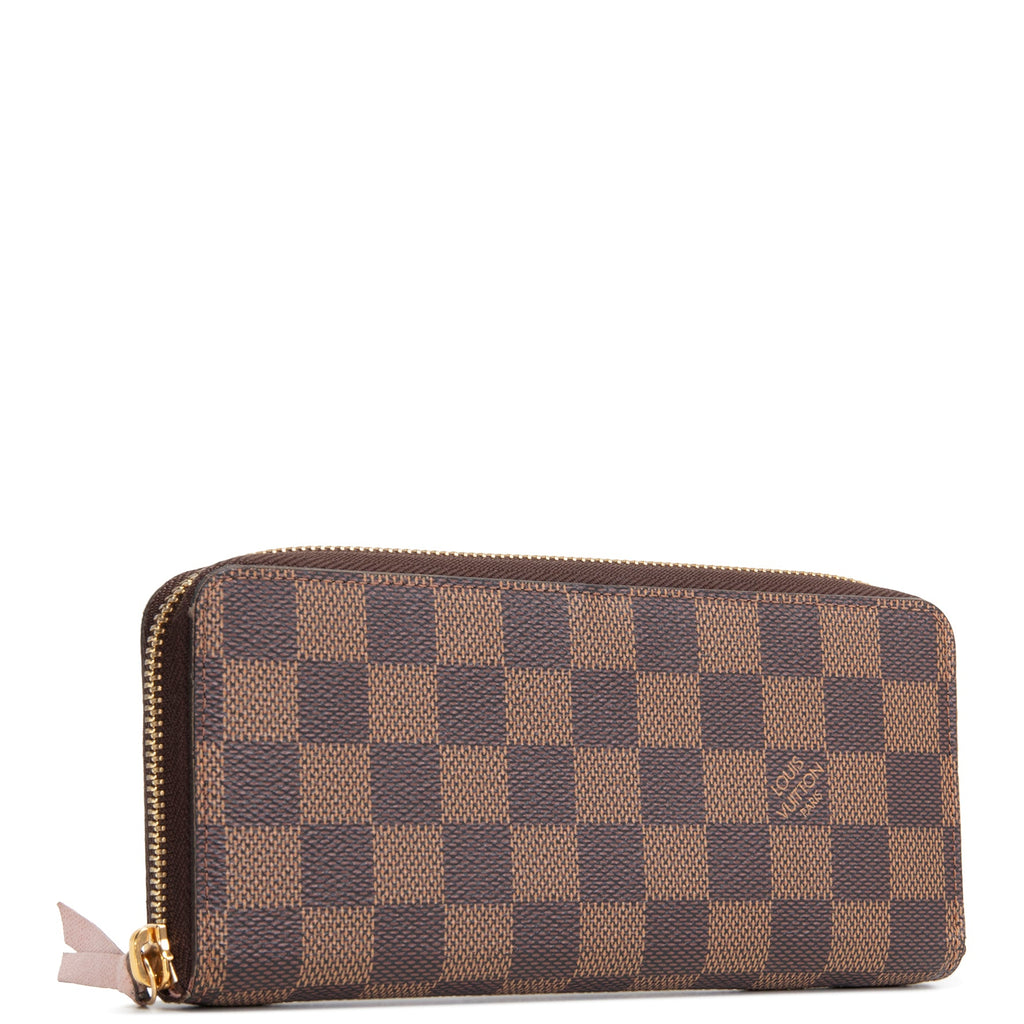 LOUIS VUITTON Damier Ebene Clemence Wallet