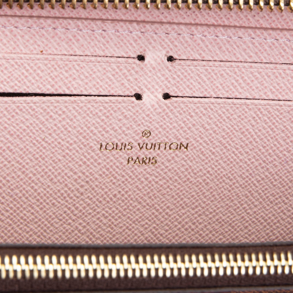 LOUIS VUITTON Damier Ebene Clemence Wallet