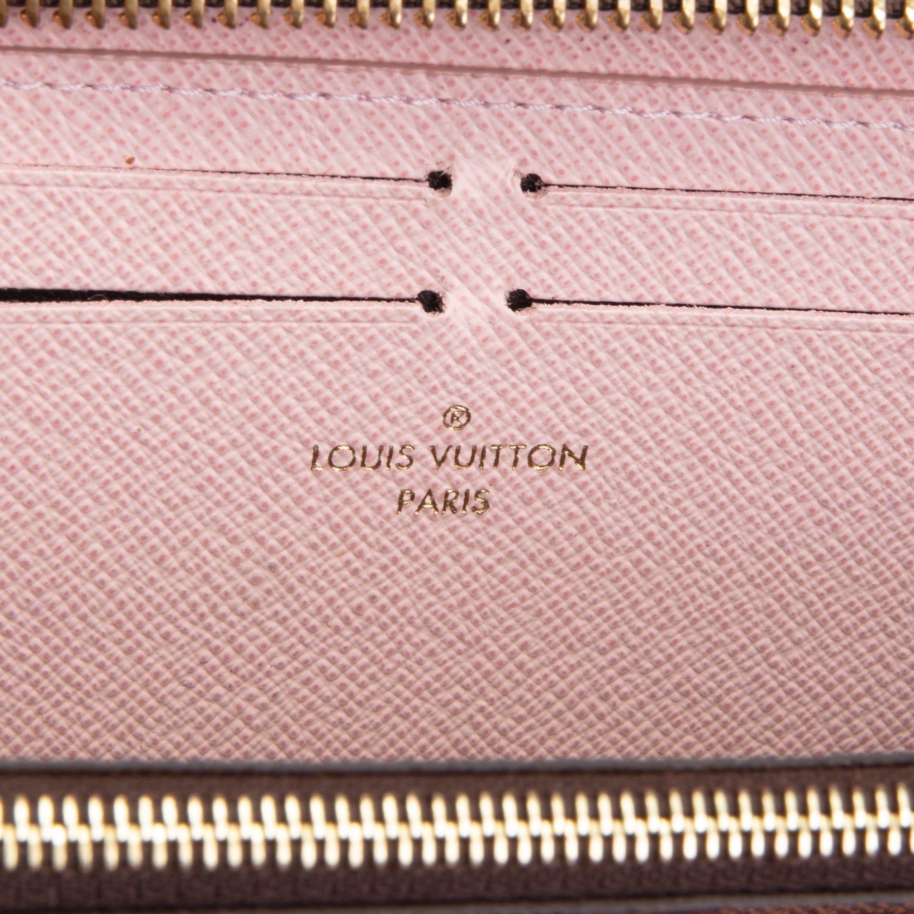 LOUIS VUITTON Damier Ebene Clemence Wallet