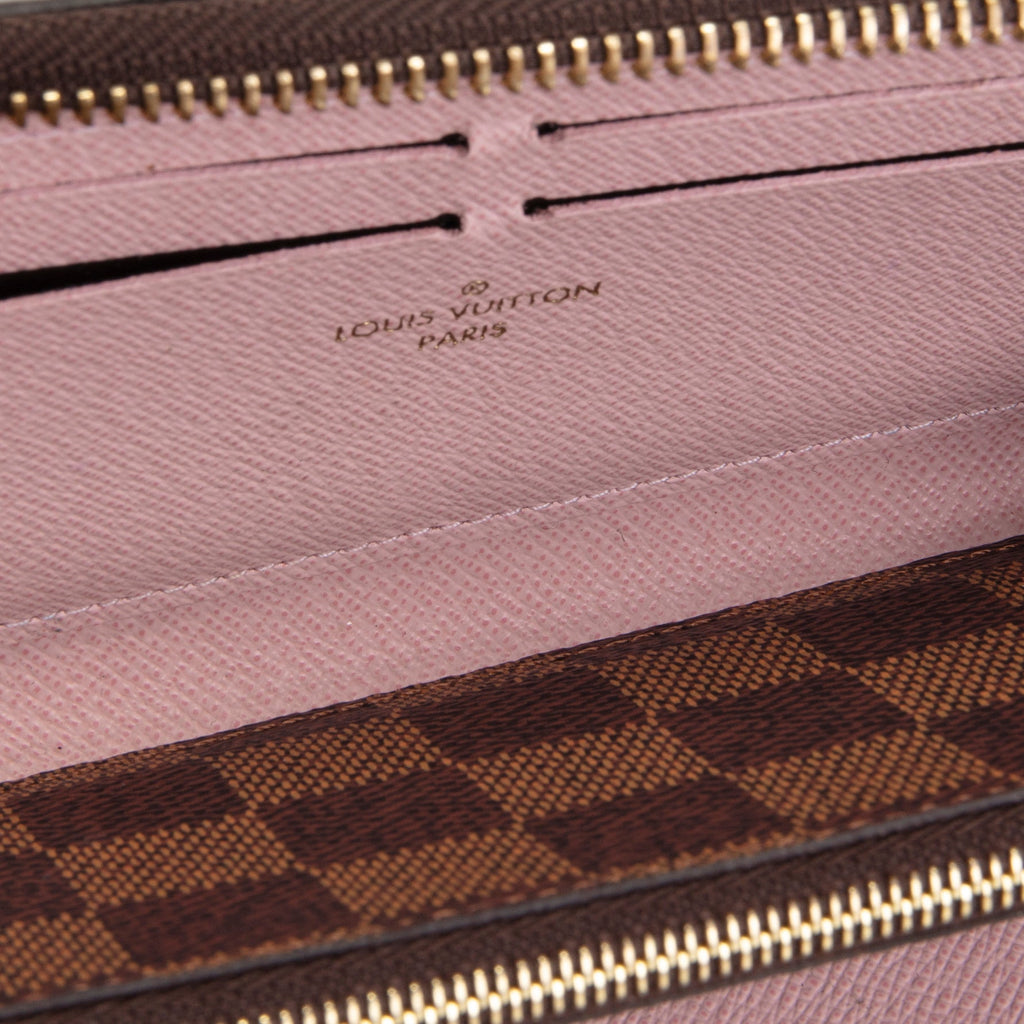 LOUIS VUITTON Damier Ebene Clemence Wallet