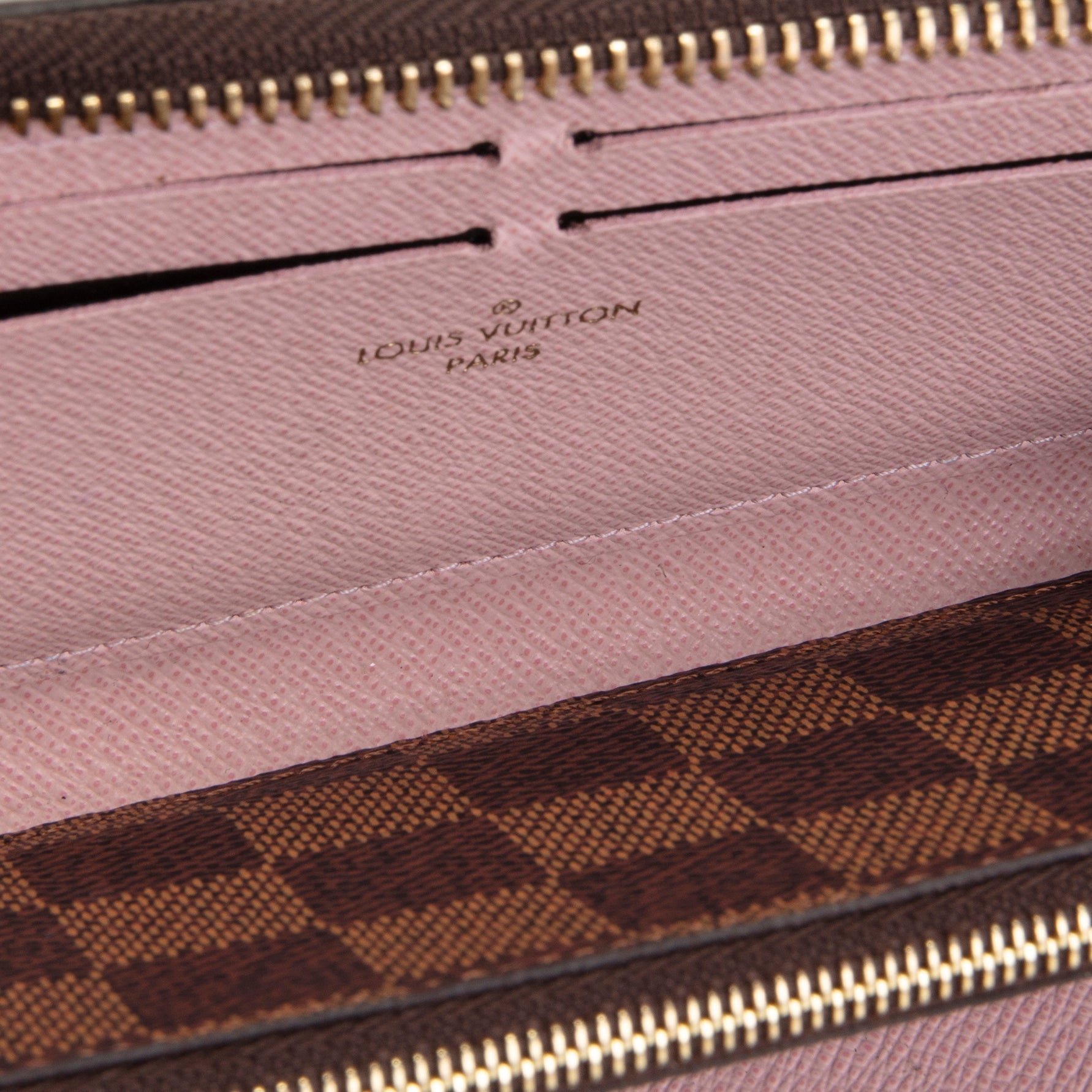 LOUIS VUITTON Damier Ebene Clemence Wallet