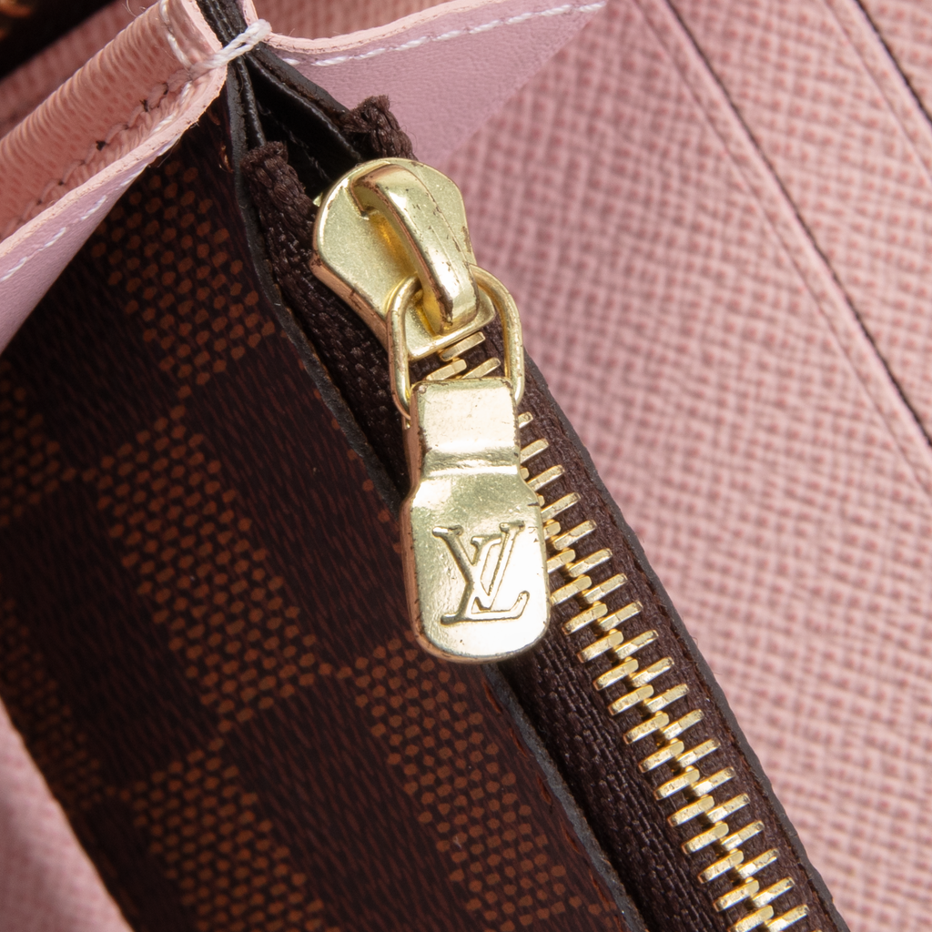LOUIS VUITTON Damier Ebene Clemence Wallet