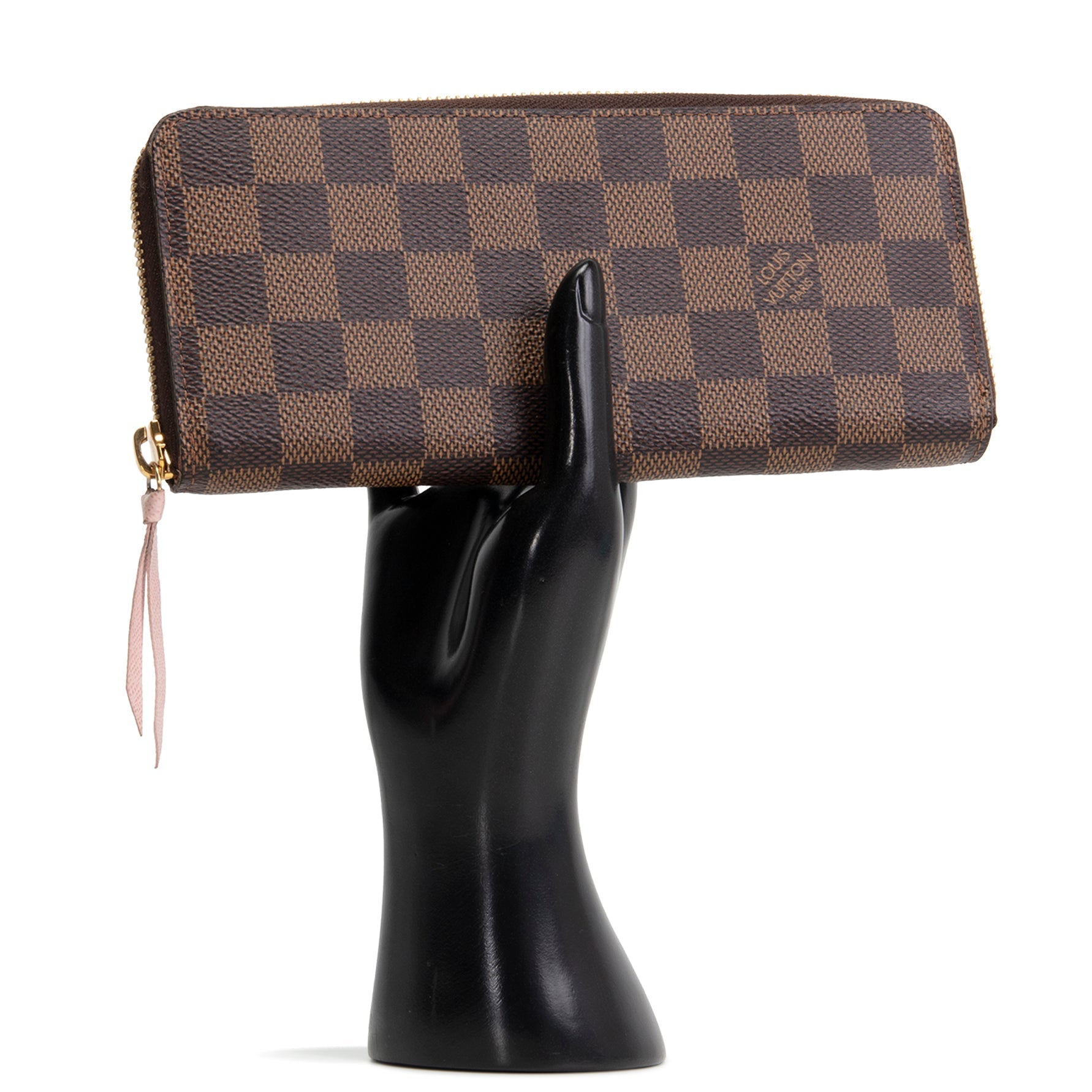 LOUIS VUITTON Damier Ebene Clemence Wallet