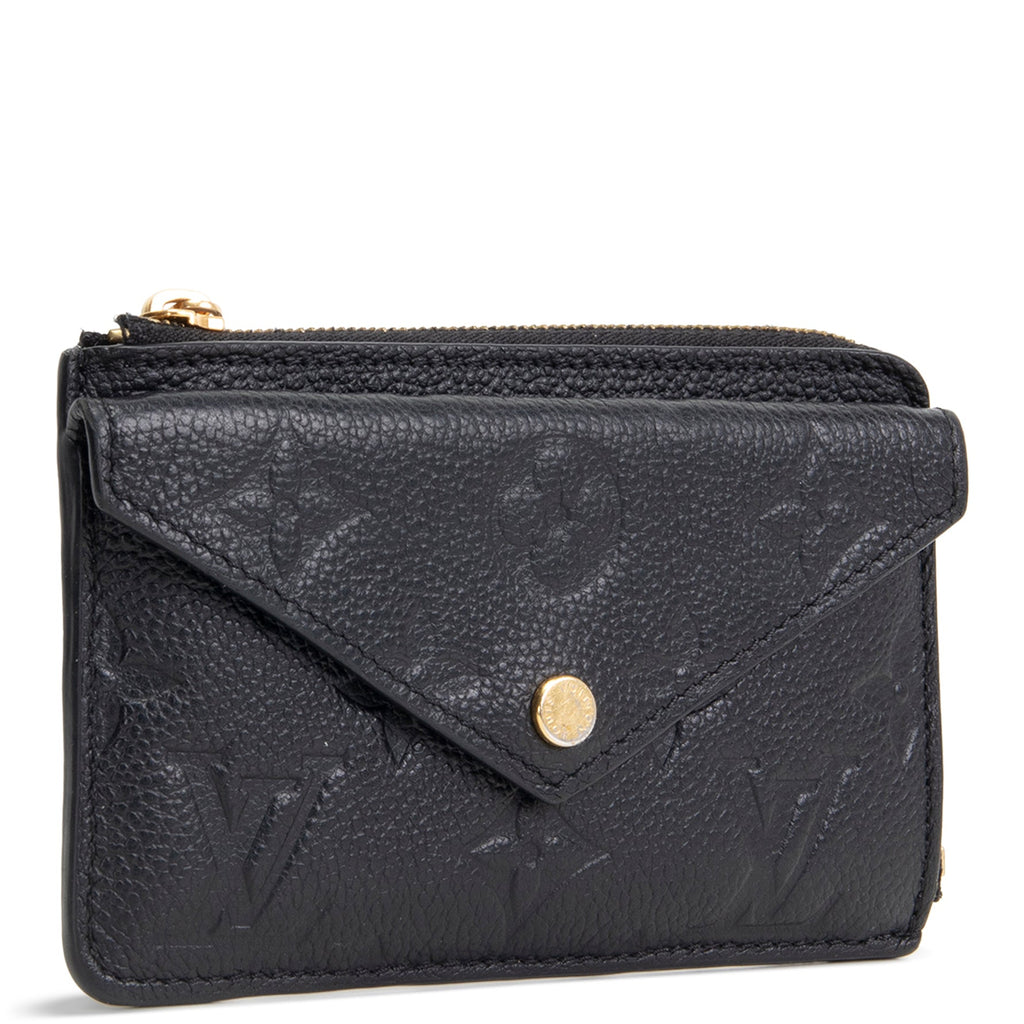 LOUIS VUITTON Empreinte Recto Verso Card Holder - Black
