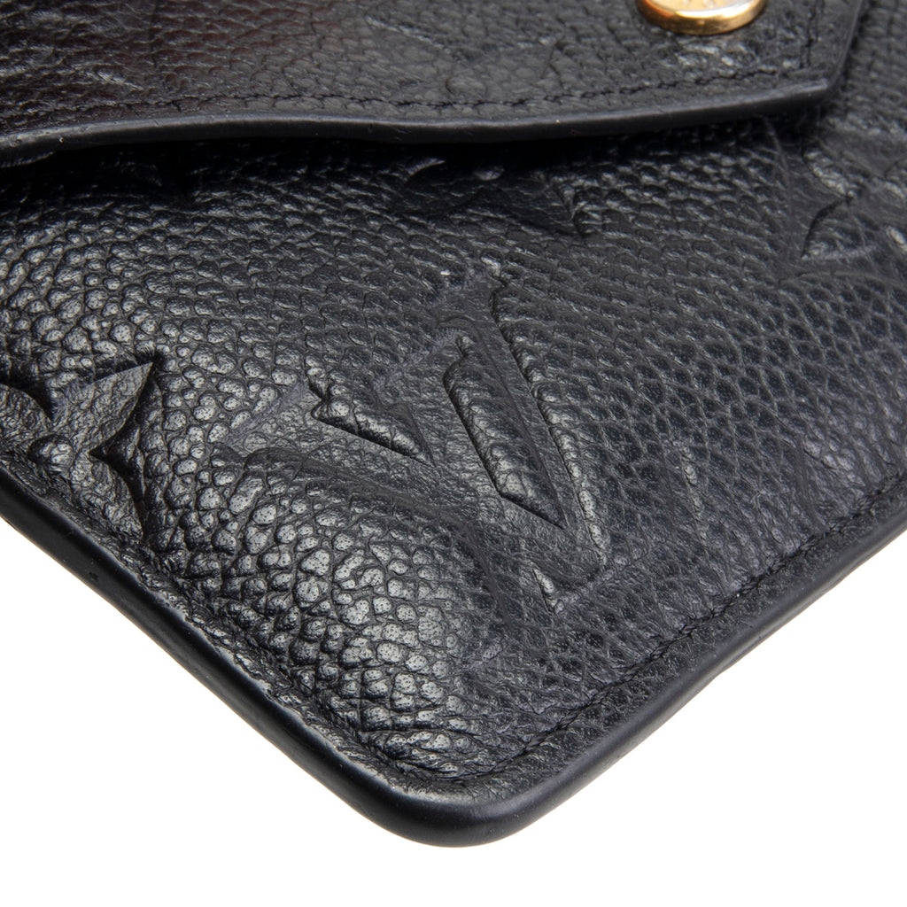 LOUIS VUITTON Empreinte Recto Verso Card Holder - Black