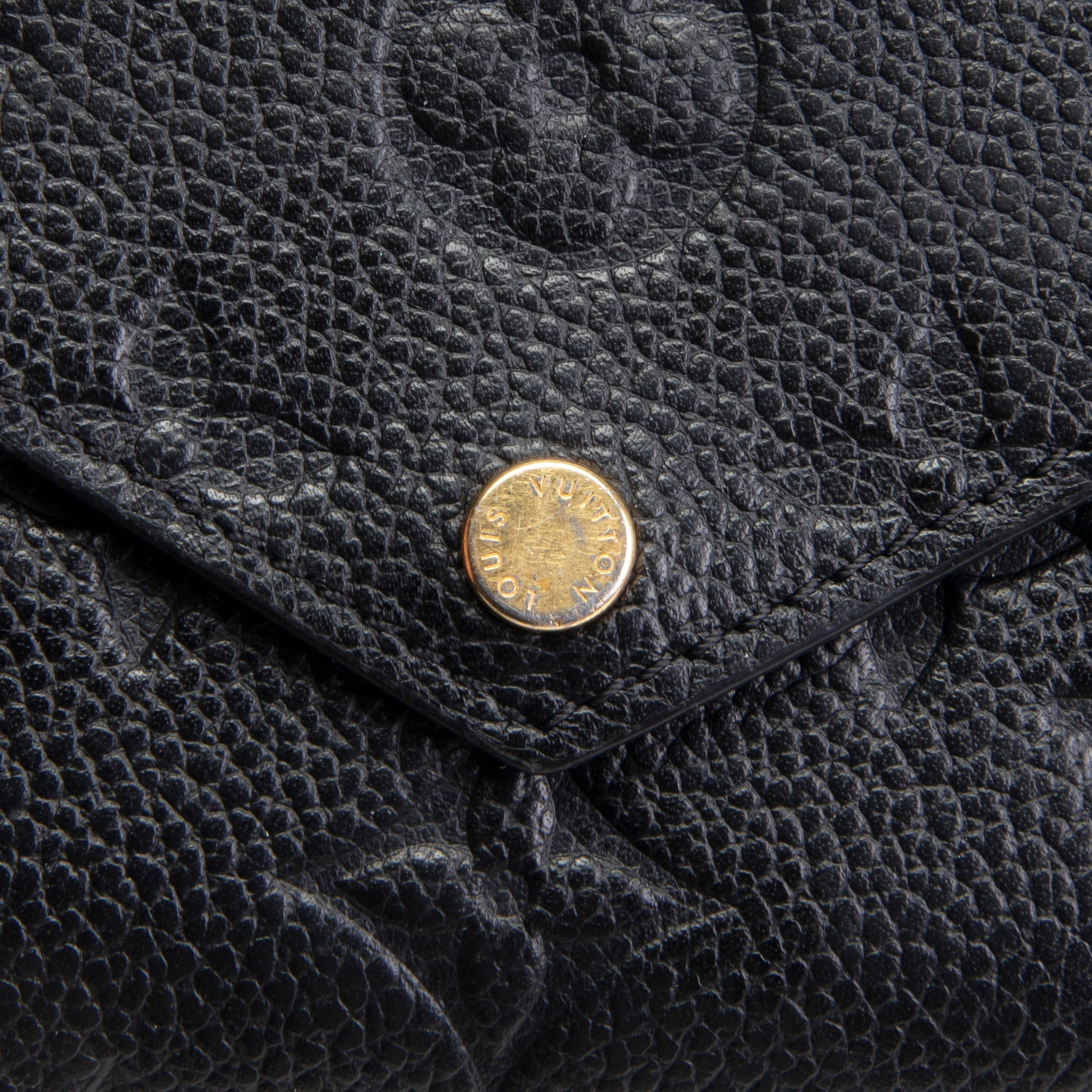 LOUIS VUITTON Empreinte Recto Verso Card Holder - Black