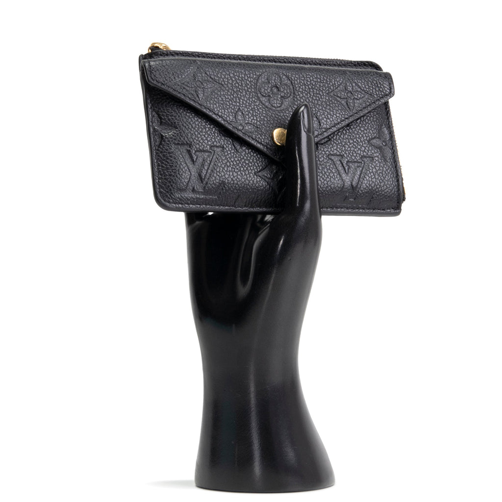 LOUIS VUITTON Empreinte Recto Verso Card Holder - Black