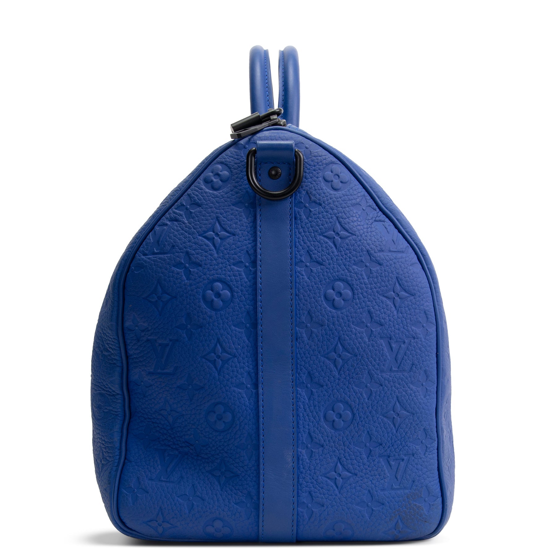 LOUIS VUITTON Taurillon Leather Keepall 50 - Blue