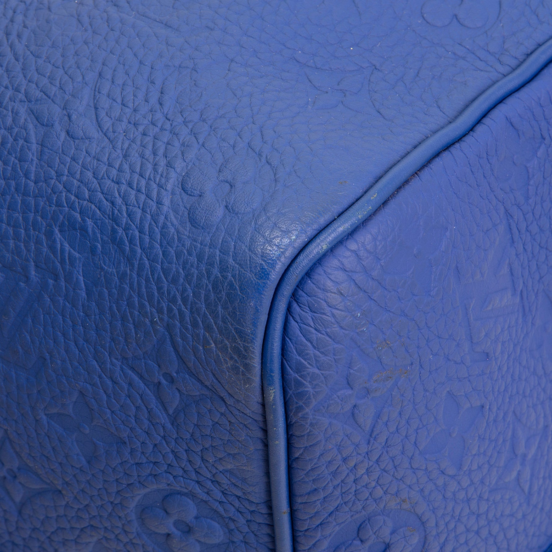 LOUIS VUITTON Taurillon Leather Keepall 50 - Blue