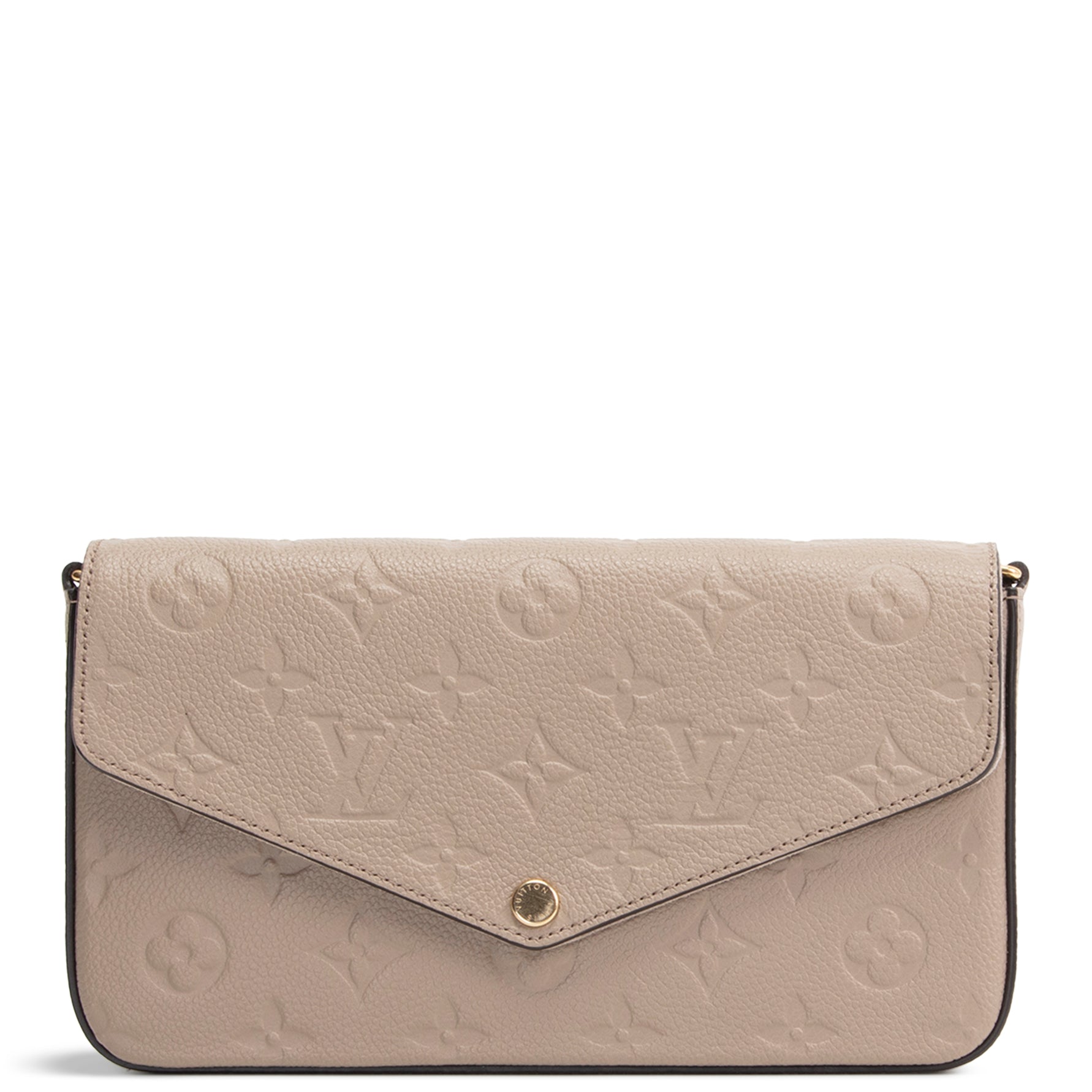 LOUIS VUITTON Monogram Empreinte Felicie Pochette - Turtledove