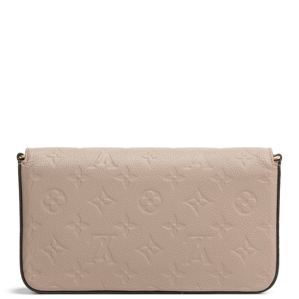 LOUIS VUITTON Monogram Empreinte Felicie Pochette - Turtledove