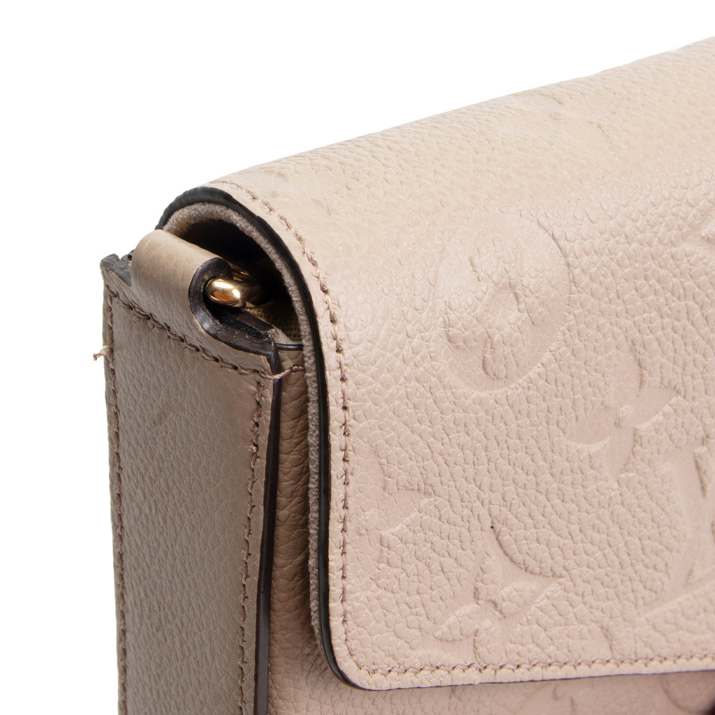 LOUIS VUITTON Monogram Empreinte Felicie Pochette - Turtledove
