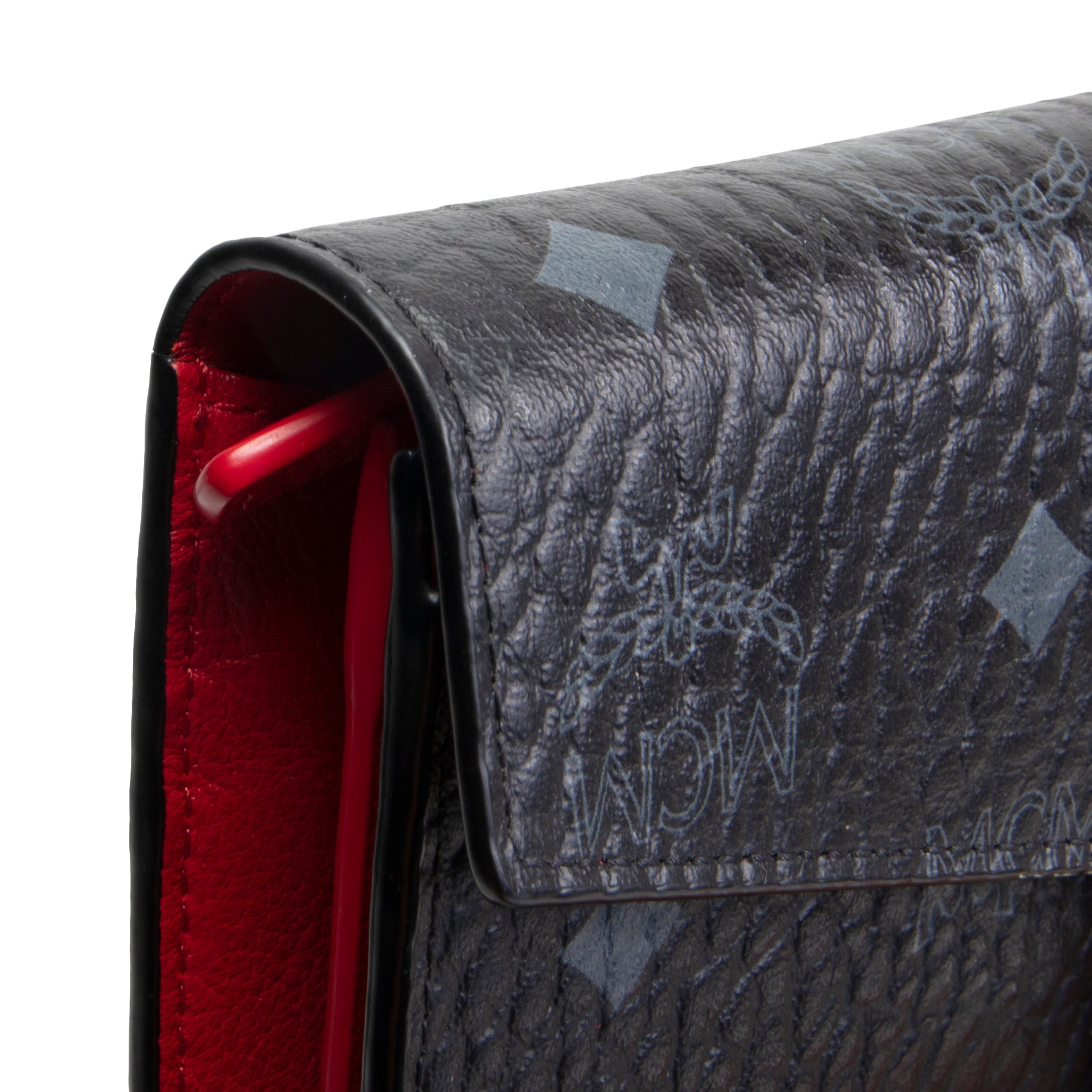 MCM Patricia Wallet on Chain - Black