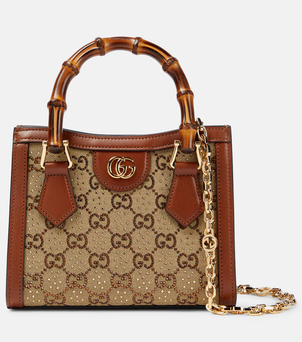Gucci Diana Mini GG canvas tote bag 2025