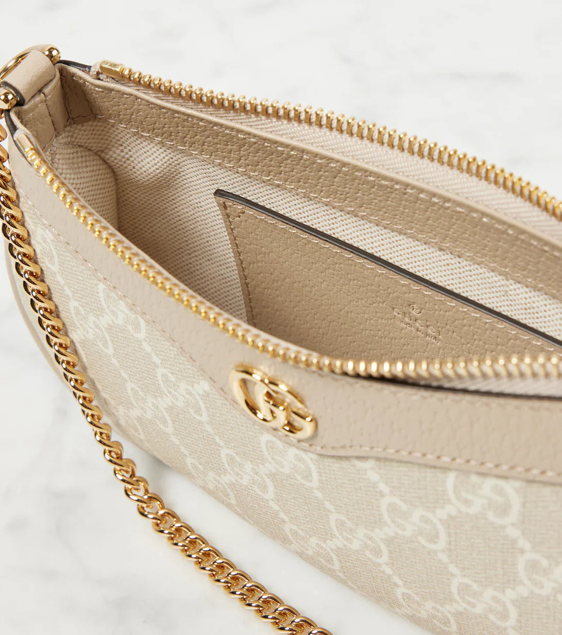 Gucci Ophidia Mini leather-trimmed shoulder bag 2025