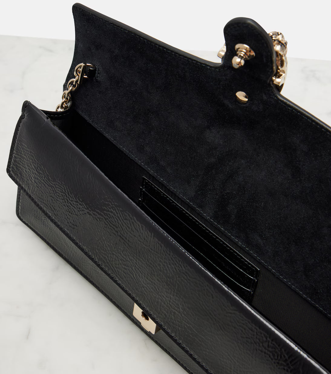Gucci Dionysus patent leather clutch 2025