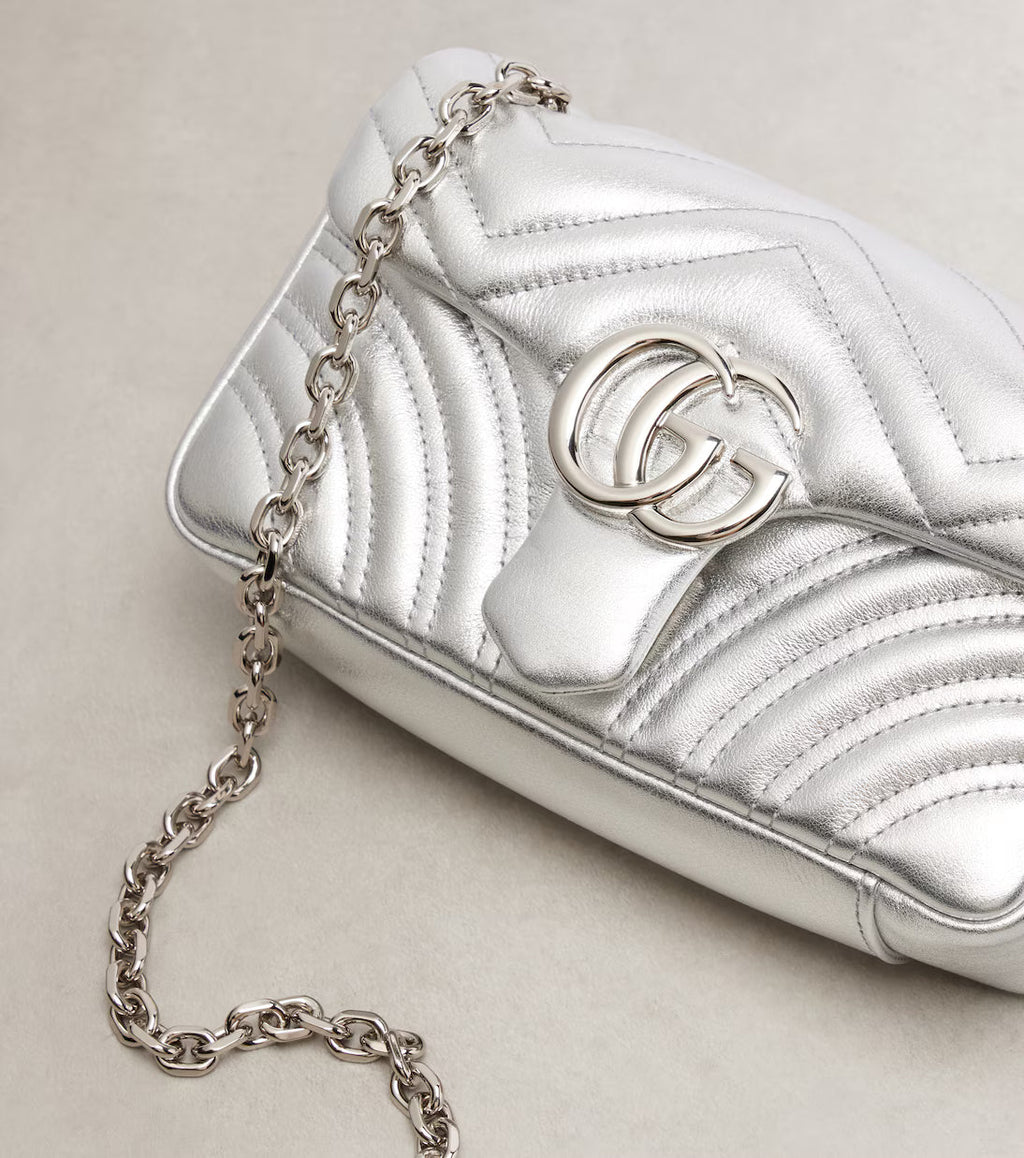 Gucci GG Marmont Small leather shoulder bag 2025