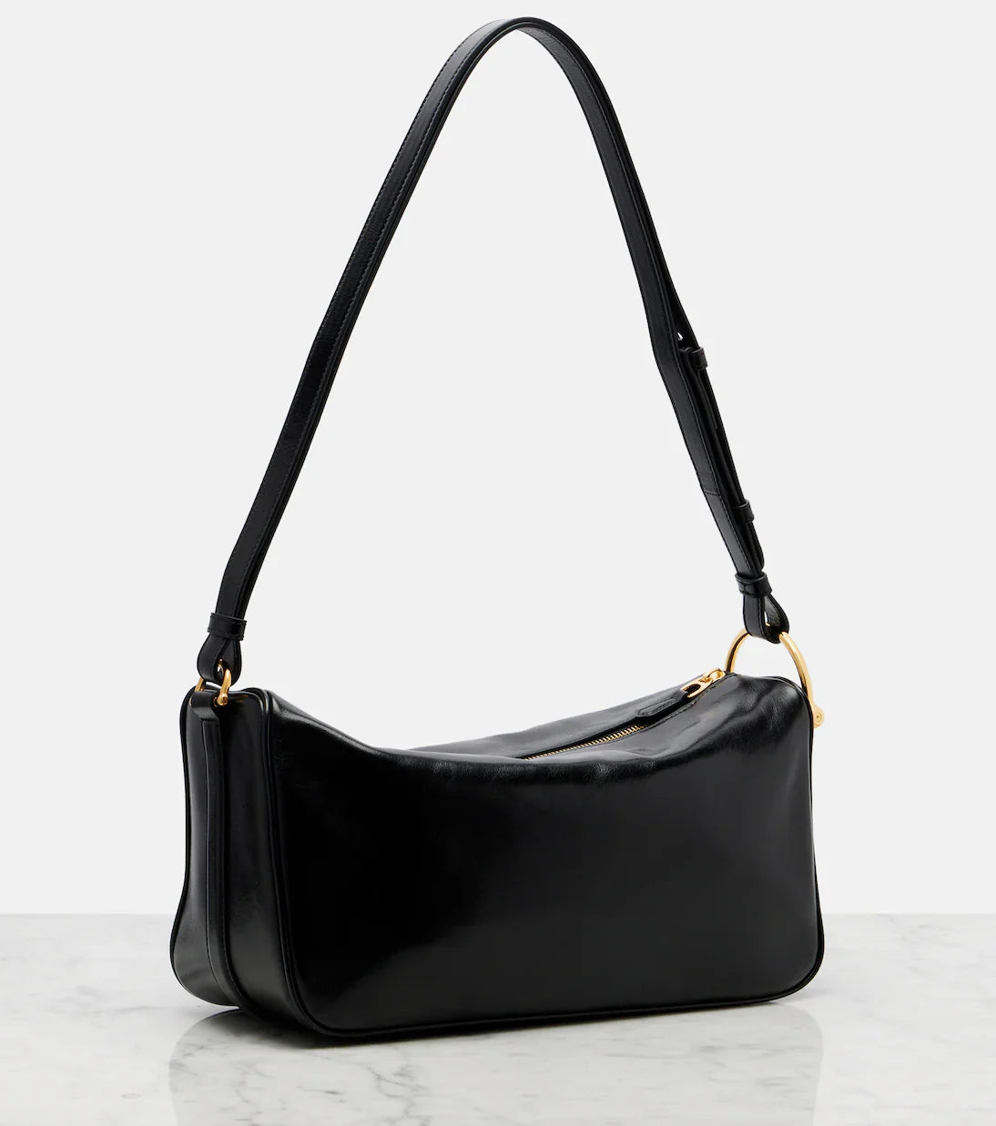 Gucci Half Horsebit Medium leather shoulder bag 2025