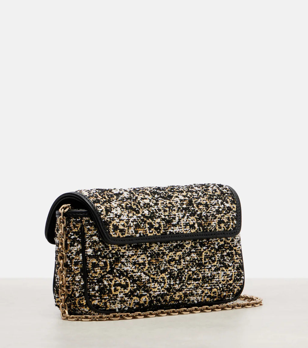 Gucci GG Marmont Mini tweed shoulder bag 2025