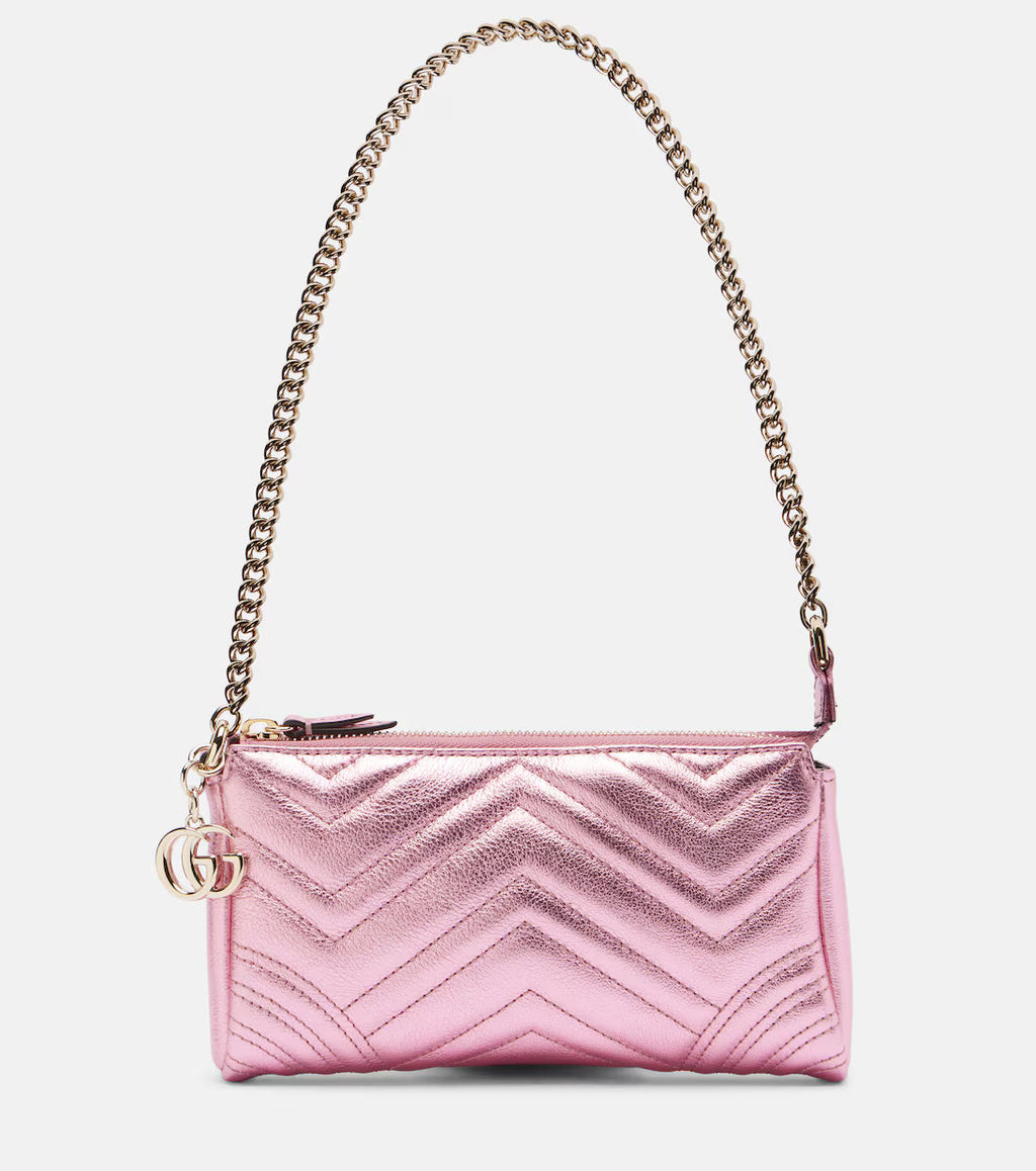Gucci GG Marmont Mini tweed shoulder bag 2025