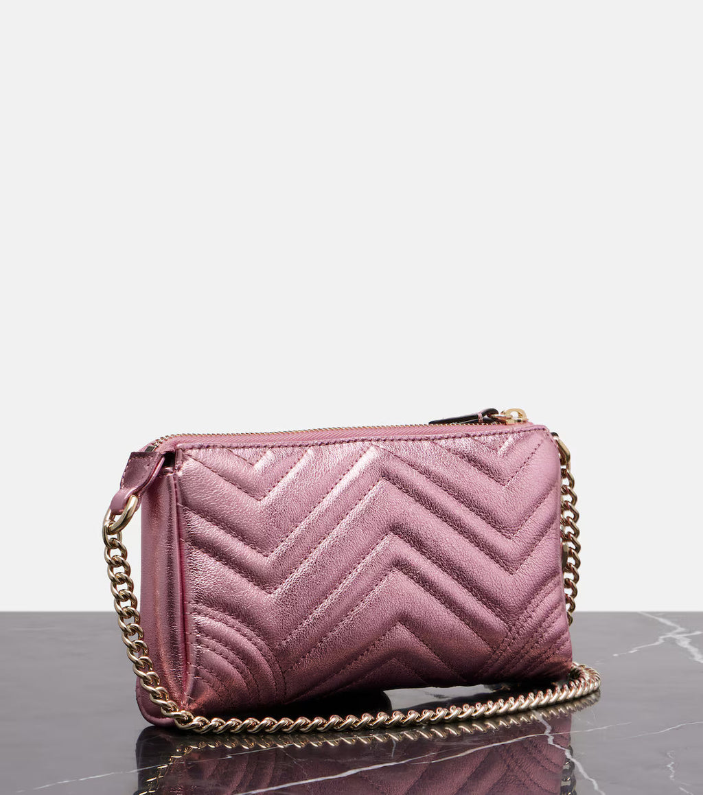 Gucci GG Marmont Mini tweed shoulder bag 2025