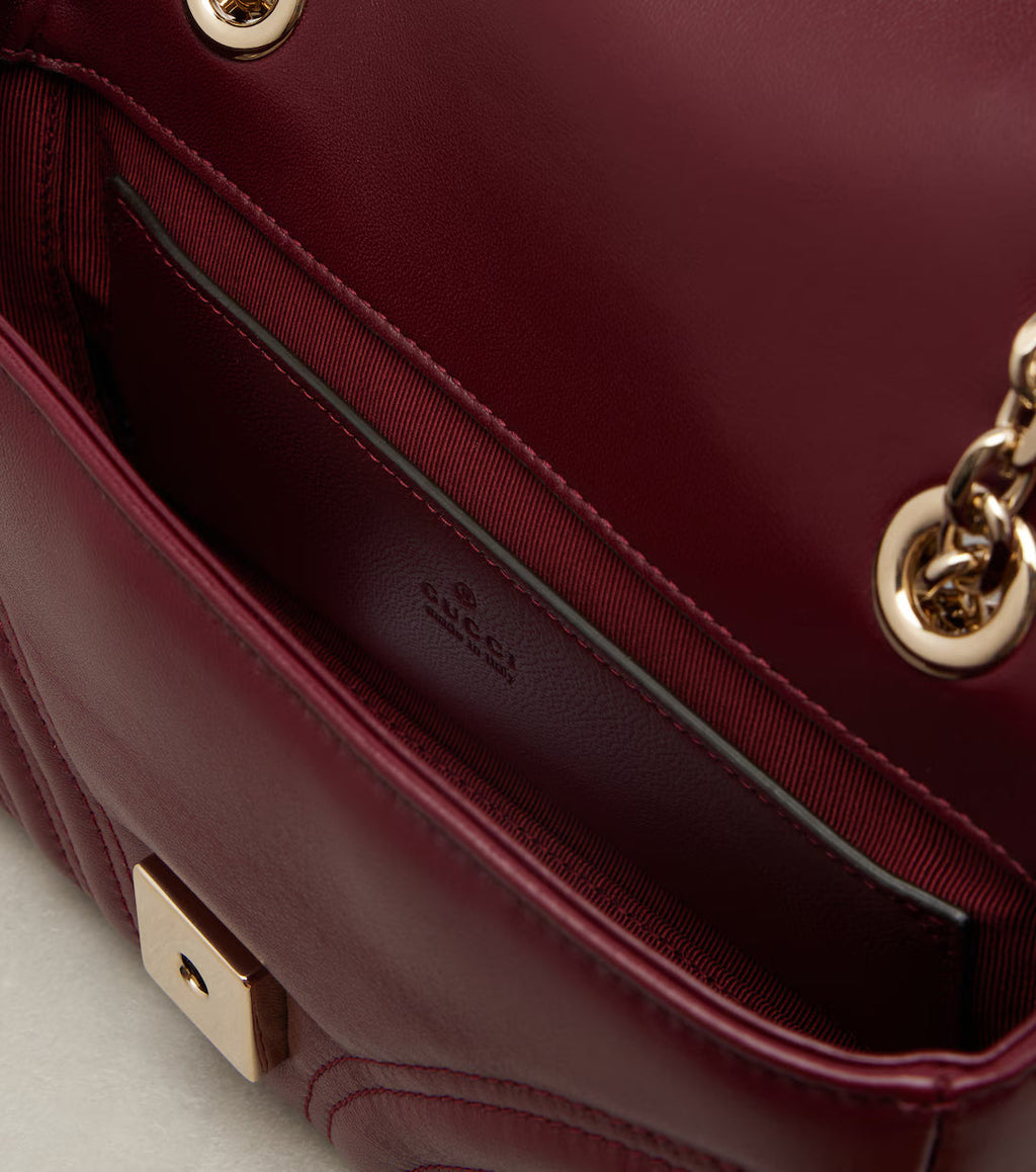 Gucci GG Marmont Small leather shoulder bag 2025