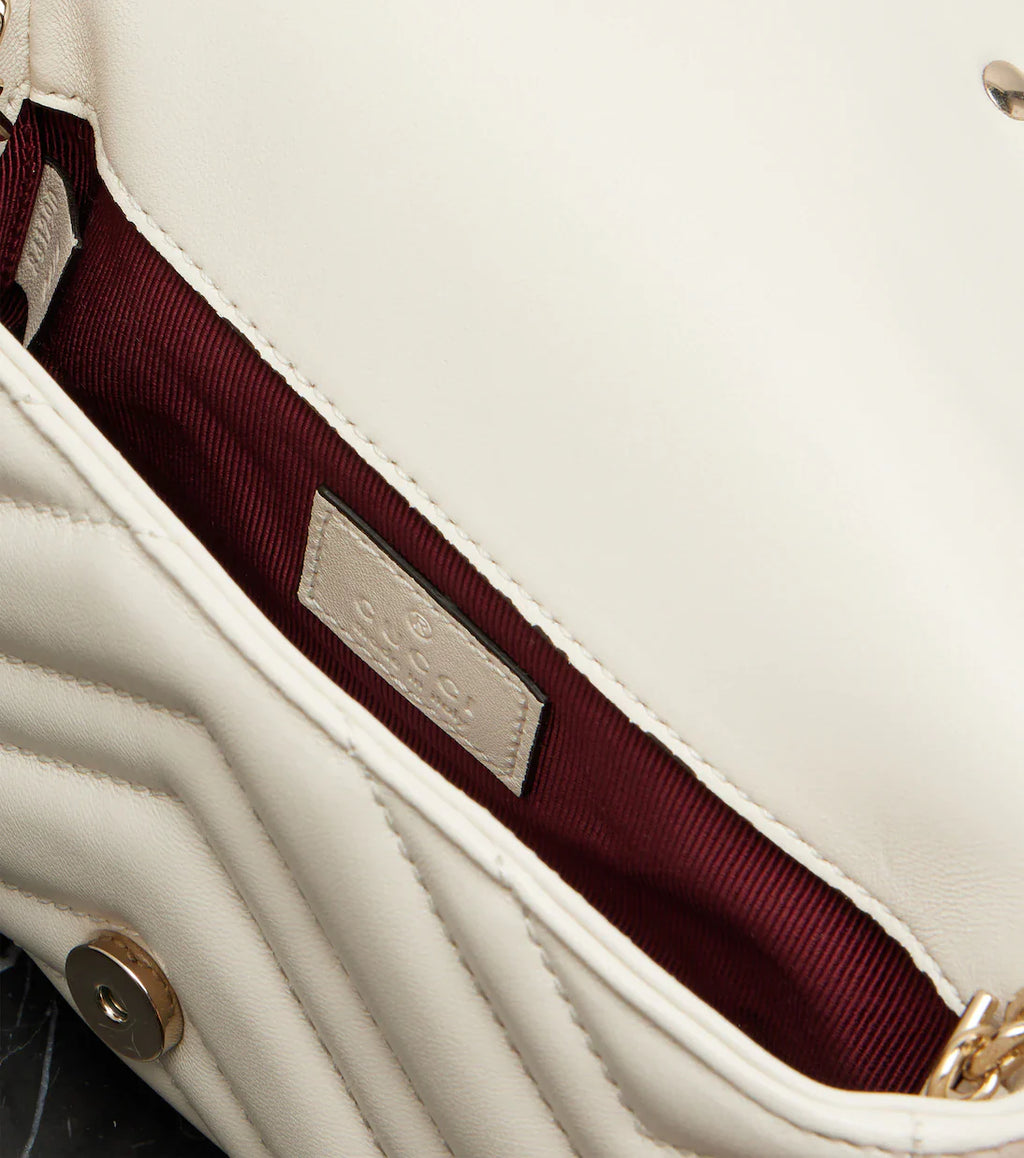 Gucci GG Marmont Mini leather shoulder bag 2025