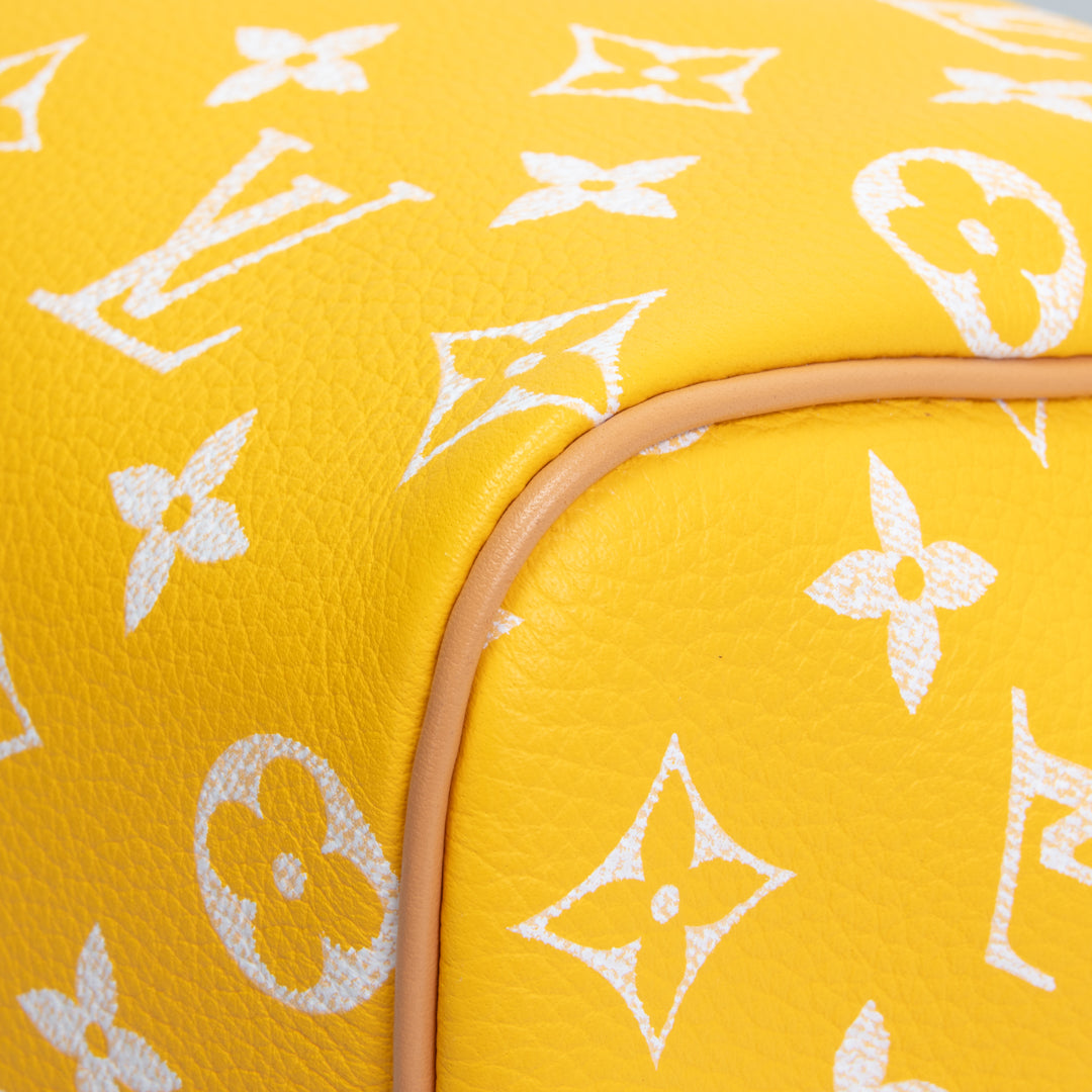 LOUIS VUITTON Monogram Speedy Bandouliere P9 25 Runway - Jaune Mat Yellow