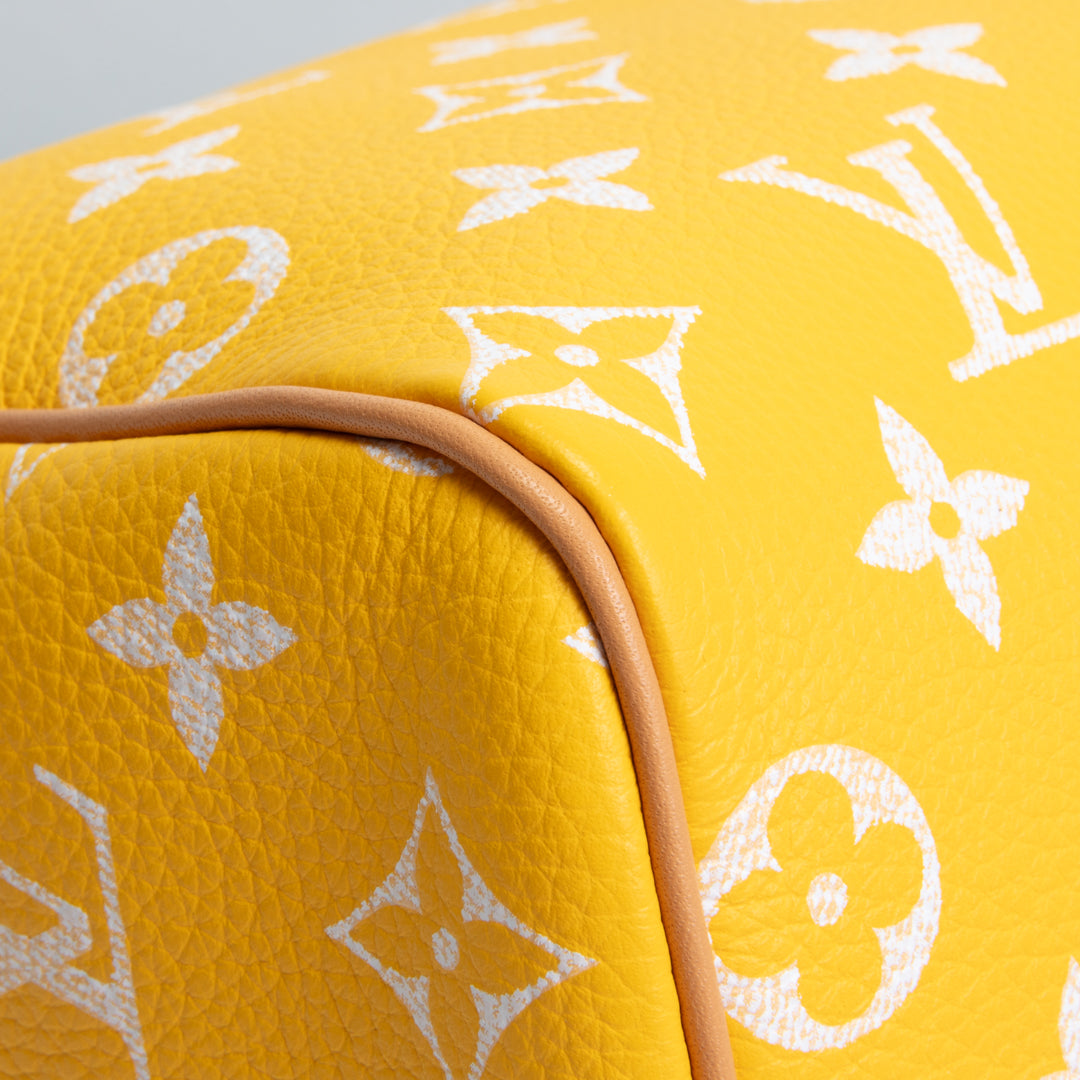 LOUIS VUITTON Monogram Speedy Bandouliere P9 25 Runway - Jaune Mat Yellow