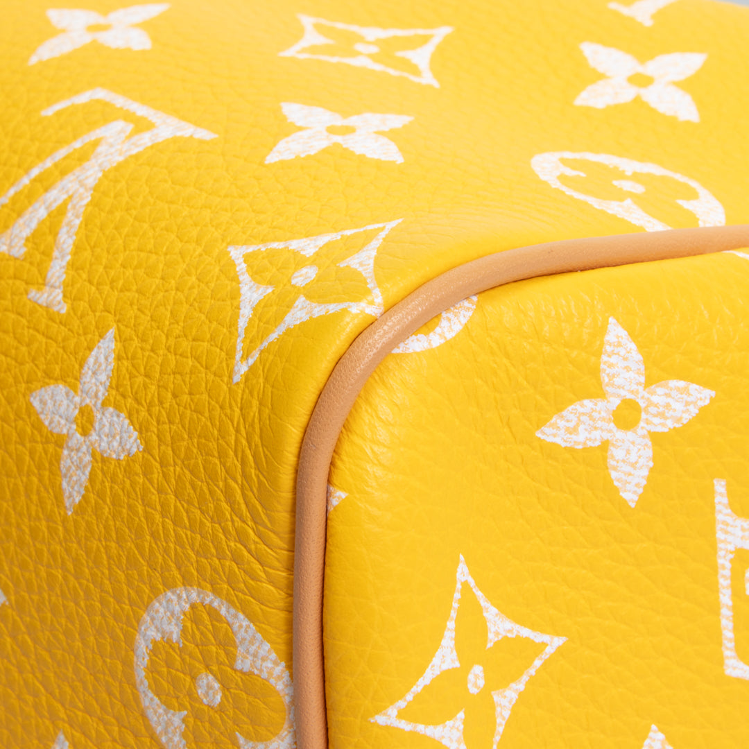 LOUIS VUITTON Monogram Speedy Bandouliere P9 25 Runway - Jaune Mat Yellow