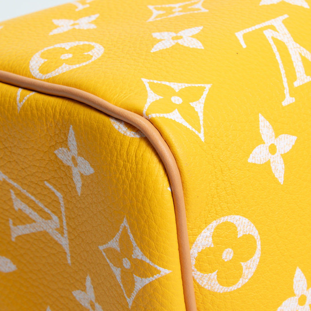 LOUIS VUITTON Monogram Speedy Bandouliere P9 25 Runway - Jaune Mat Yellow