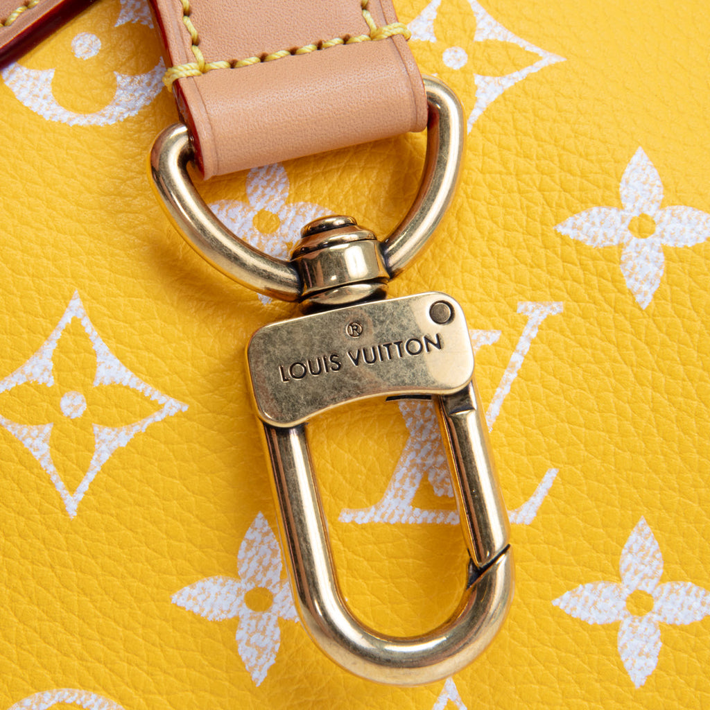 LOUIS VUITTON Monogram Speedy Bandouliere P9 25 Runway - Jaune Mat Yellow