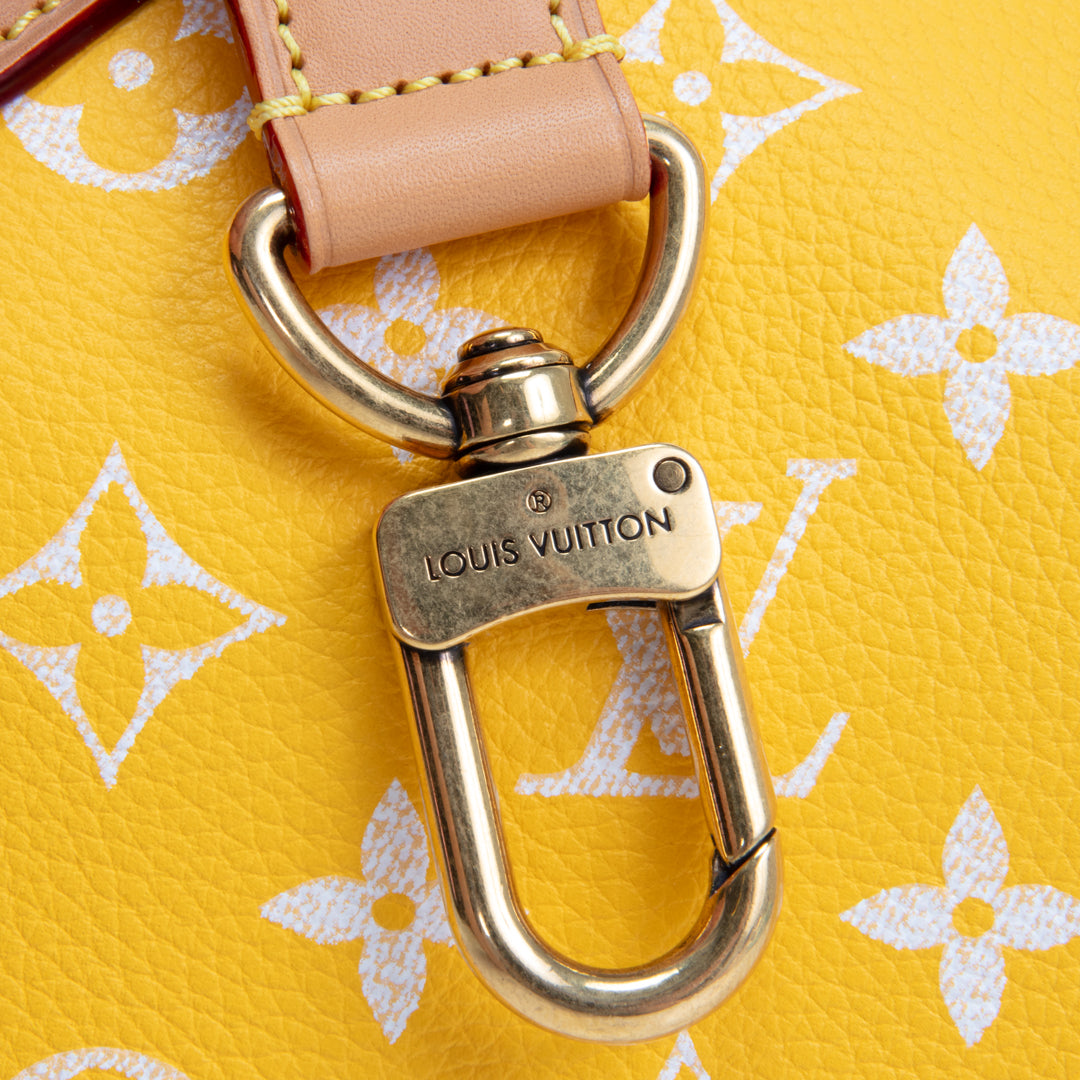 LOUIS VUITTON Monogram Speedy Bandouliere P9 25 Runway - Jaune Mat Yellow