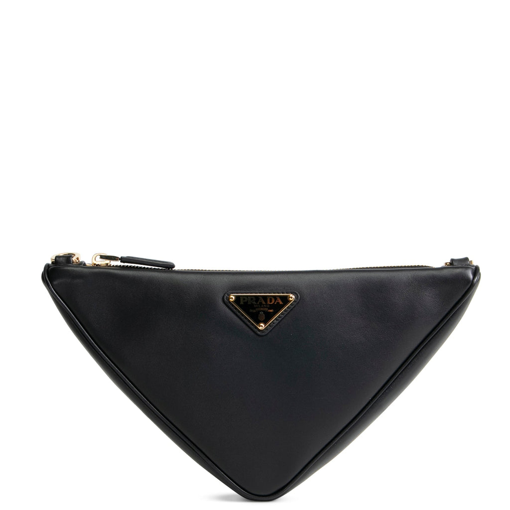 PRADA Symbole Triangle Bag - Black