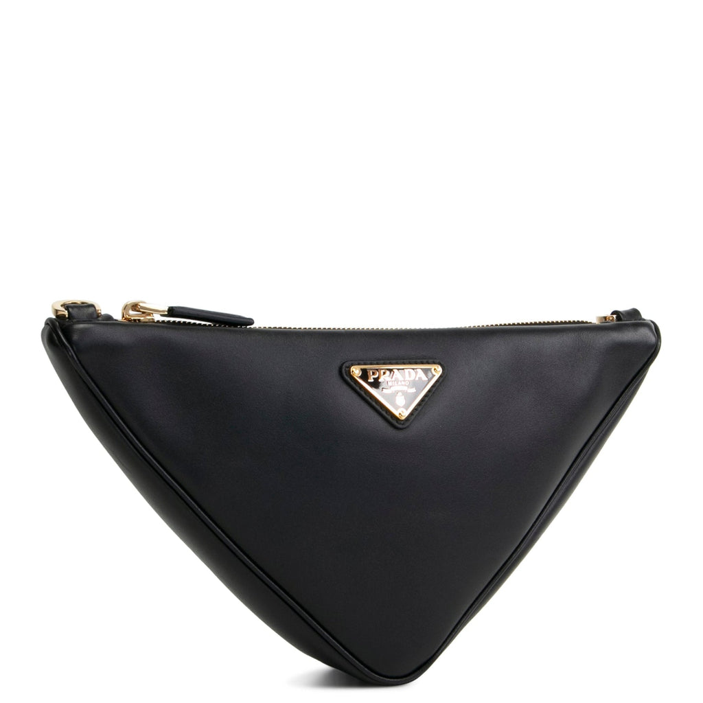 PRADA Symbole Triangle Bag - Black
