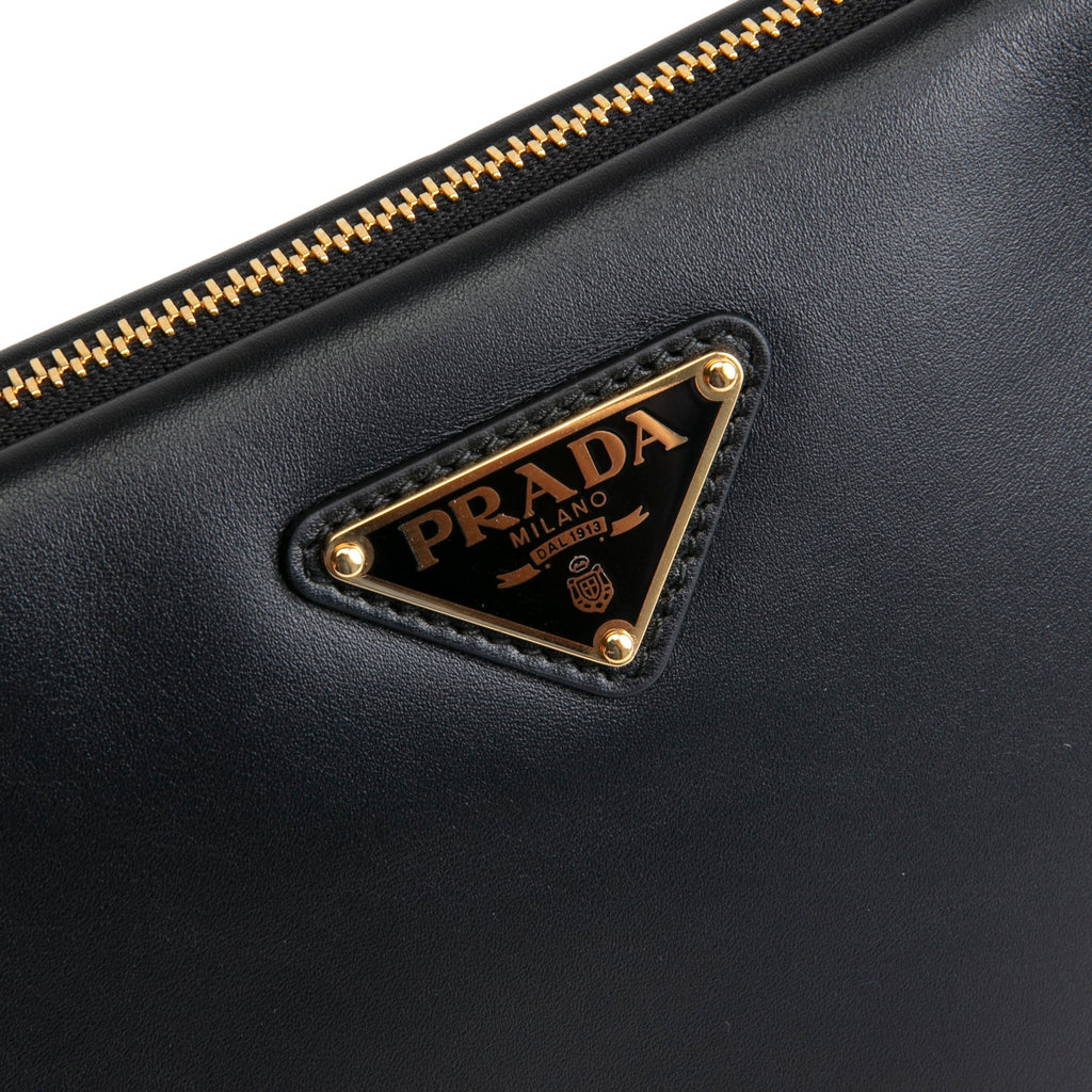 PRADA Symbole Triangle Bag - Black