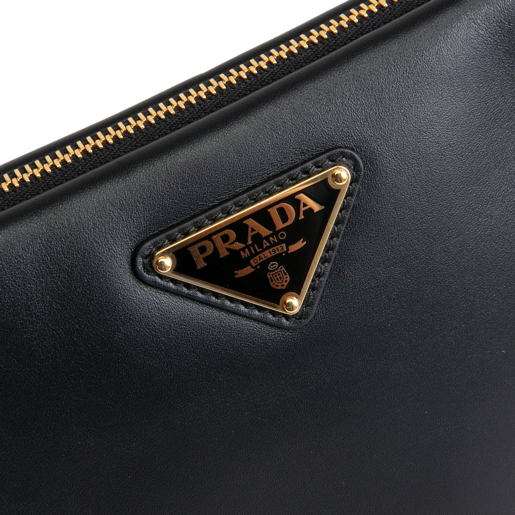 PRADA Symbole Triangle Bag - Black
