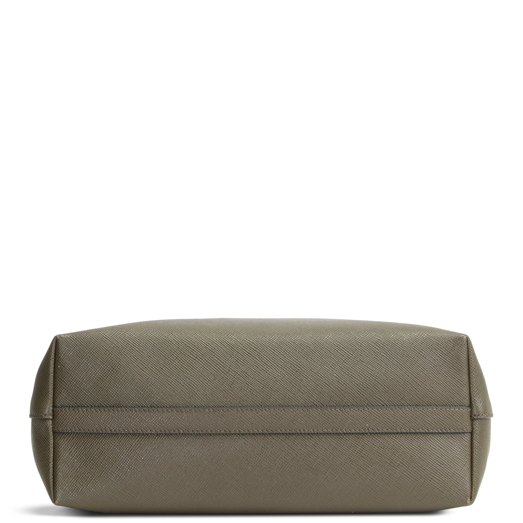 PRADA Saffiano Leather Shopping Tote - Olive Green