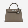 Hermès Kelly 28 - Etoupe Epsom | Palladium Hardware
