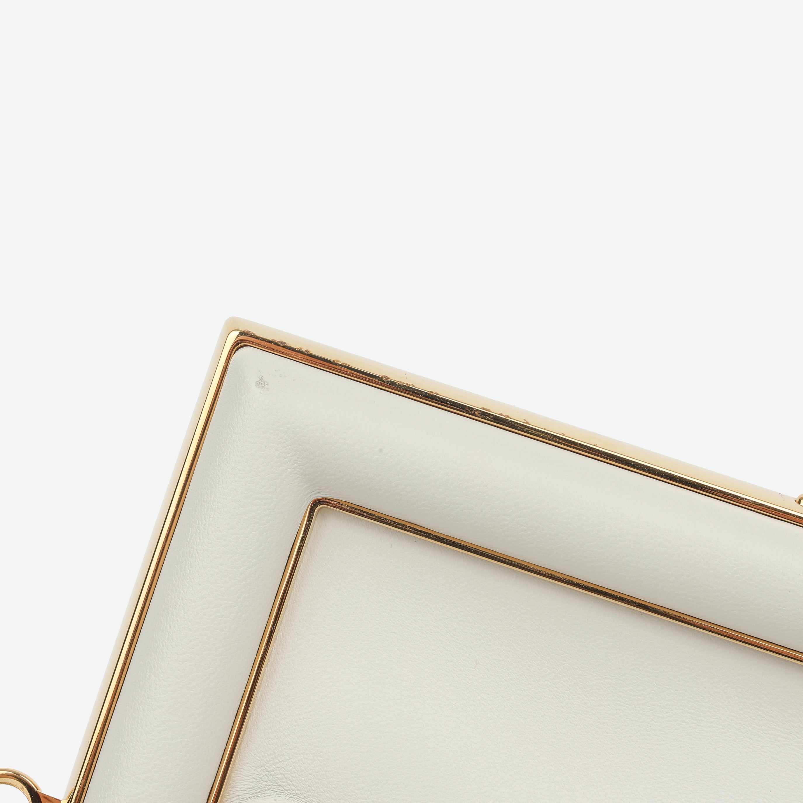 Medium First Clutch - White