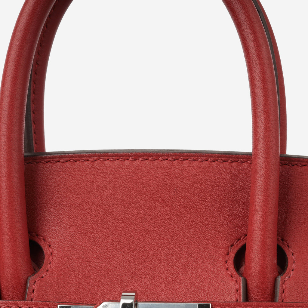 Hermès Birkin 25 - Rouge Piment Swift | Palladium Hardware