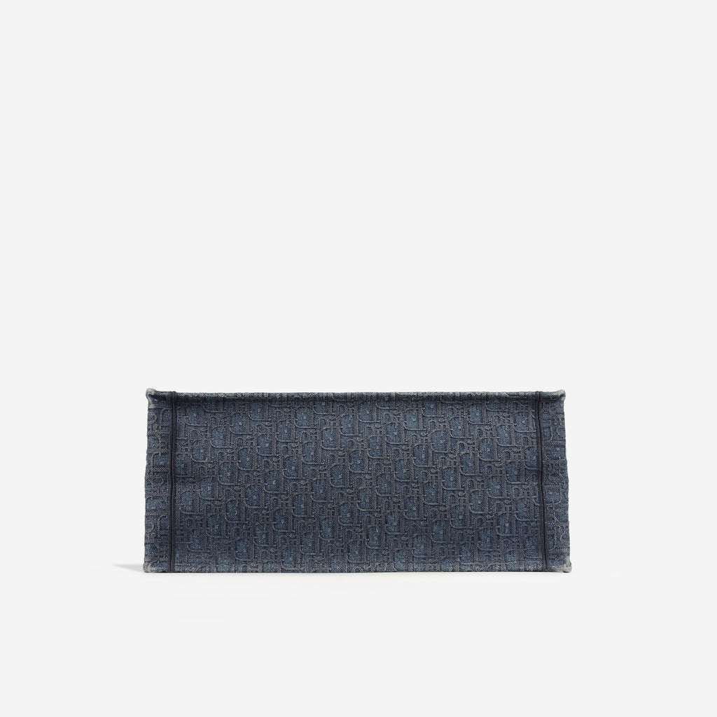 Large Book Tote - Blue Denim