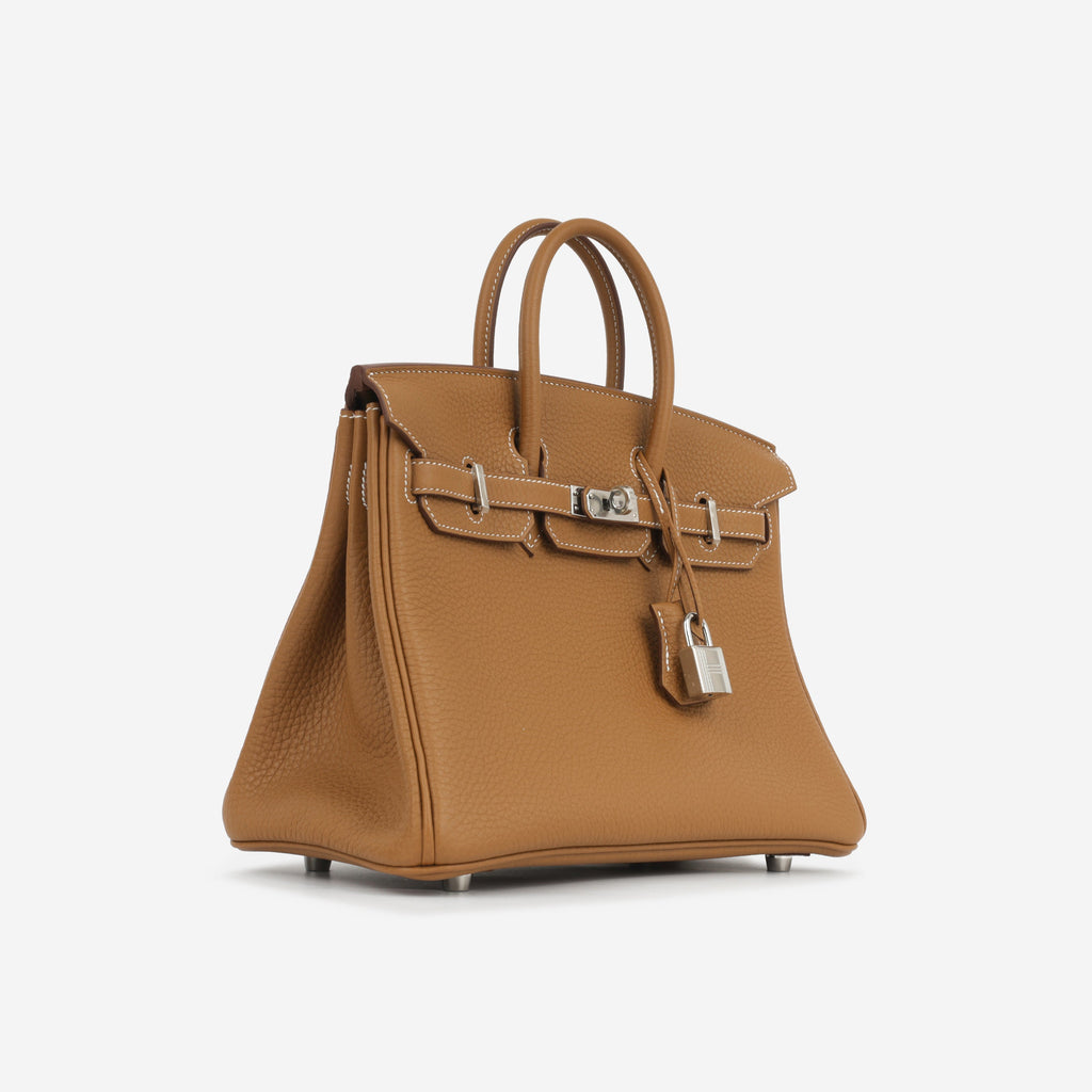 Hermès Birkin 25 - Gold Togo | Palladium Hardware (Brand New)